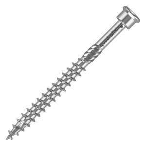 QUADROFIX TERRIX C2 stainless steel decking screw for wooden terraces and facades.