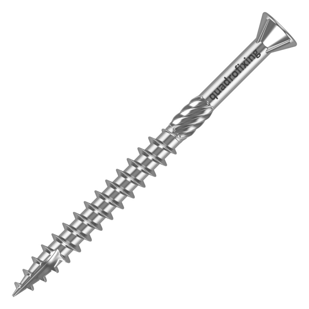 QUADROFIX A4-70 – stainless steel decking and facade screw