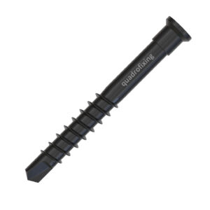 QUADROFIX ALU-DRILL BLACK C2 – Șurub negru pentru terase pe aluminiu